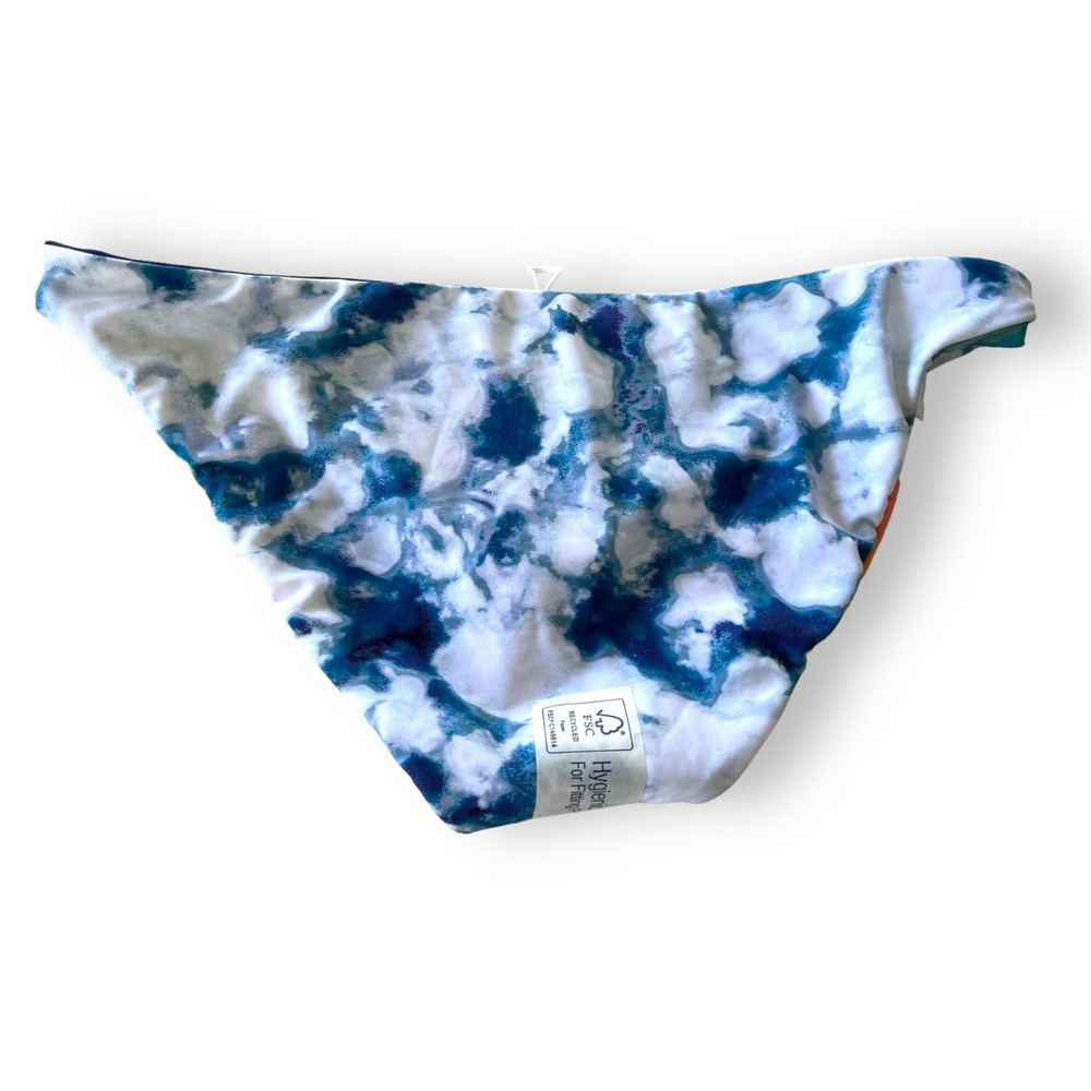 Raisins Low Rider Reversible STRIPED / TIE DYE Bikini Bottoms | XL, Beach Break - Picture 14 of 15
